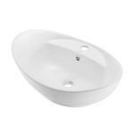 Swiss Madison Ivy 23 Oval Ceramic Vessel Sink