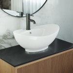 Swiss Madison Ivy 23 Oval Ceramic Vessel Sink