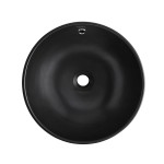 Swiss Madison Sublime 17” Round Vessel Sink in Matte Black