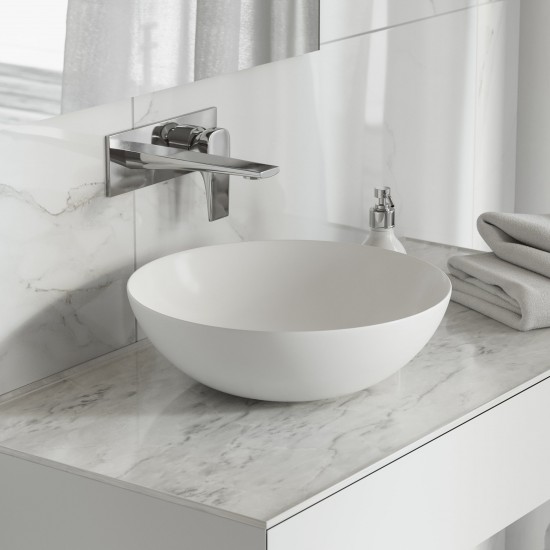 Swiss Madison Classe 16 Ceramic Sink in Shiny White