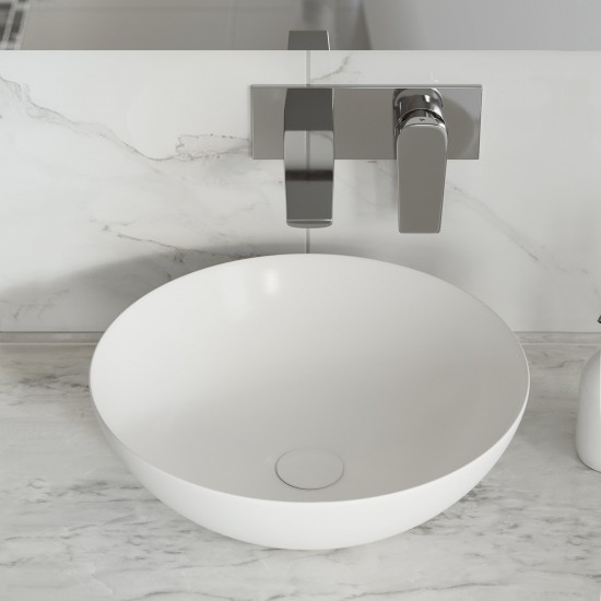 Swiss Madison Classe 16 Ceramic Sink in Shiny White