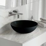 Swiss Madison Classe 16 Color Ceramic Sink in Matte Black