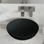 Swiss Madison Classe 16 Color Ceramic Sink in Matte Black