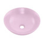 Swiss Madison Classe 16 Color Ceramic Sink in Matte Pink