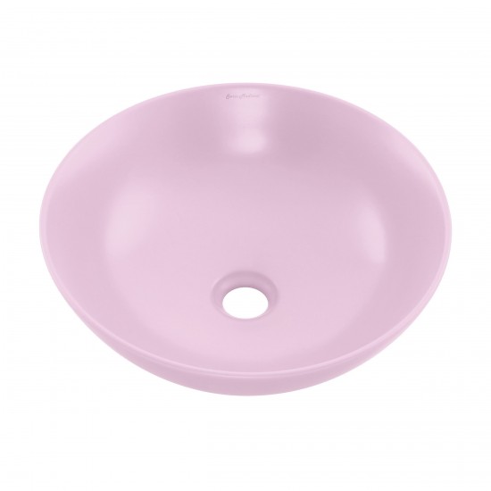 Swiss Madison Classe 16 Color Ceramic Sink in Matte Pink