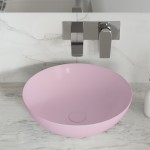 Swiss Madison Classe 16 Color Ceramic Sink in Matte Pink