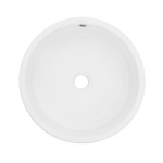 Swiss Madison Monaco 16.5” Round Vessel Sink in Matte White