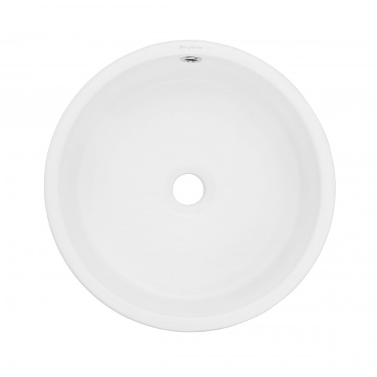 Swiss Madison Monaco 16.5” Round Vessel Sink in Matte White