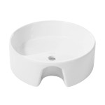 Swiss Madison Monaco Round Vessel Sink with Faucet Mount