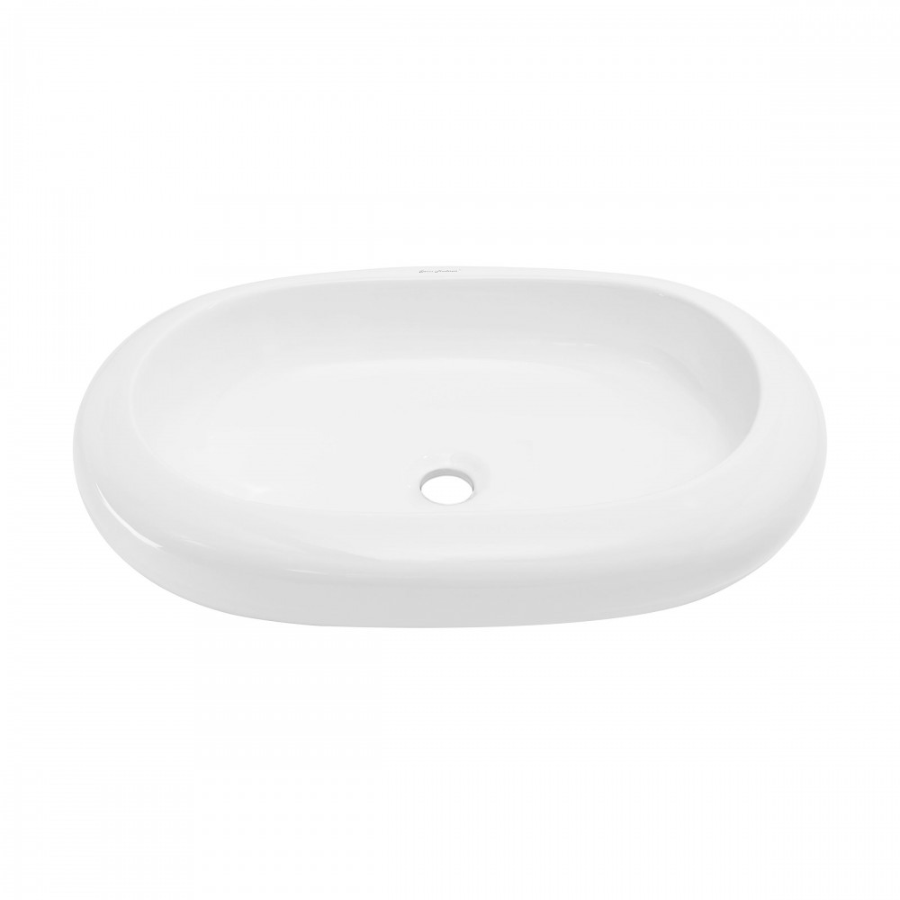 Swiss Madison Plaisir Round Rectangle Vessel Sink