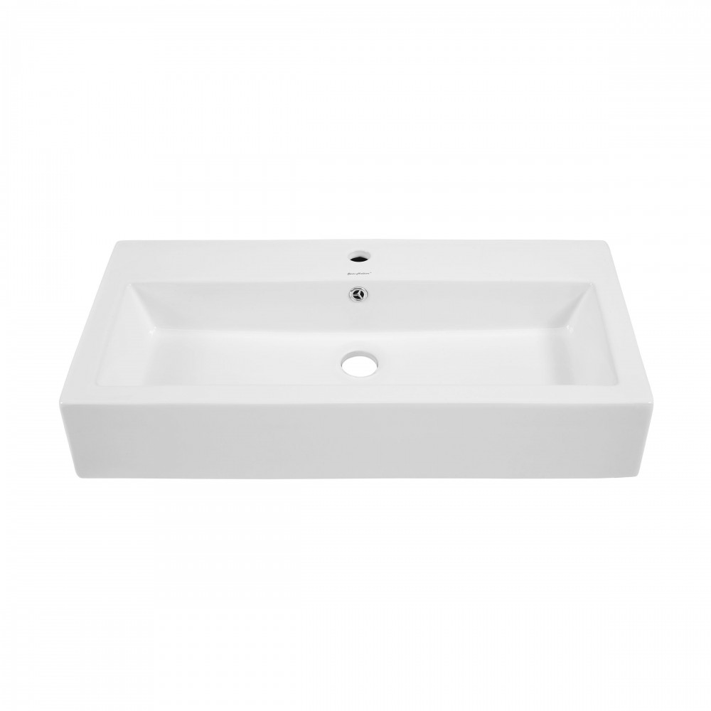 Swiss Madison Voltaire Wide Rectangle Vessel Sink