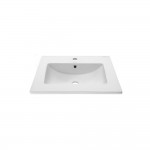 Swiss Madison Ceramic Vanity Top 24 with Single Faucet Hole