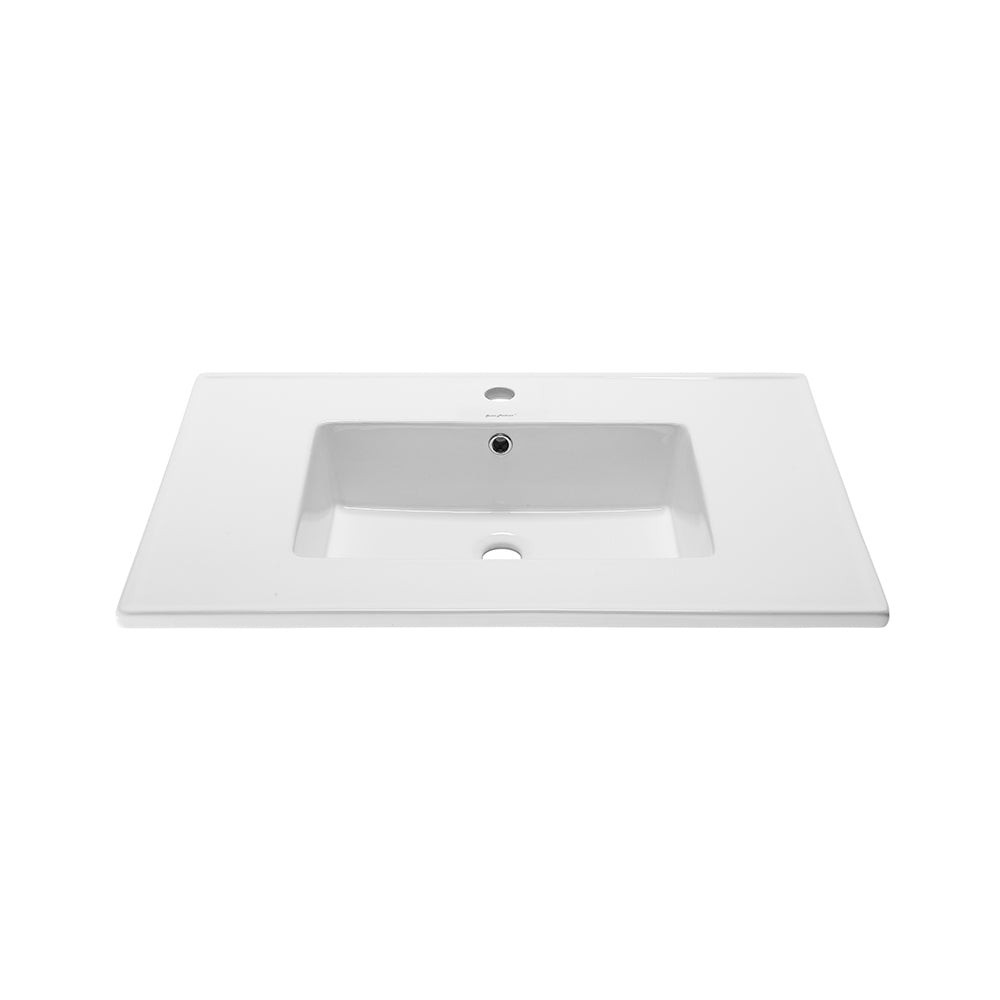 Voltaire 31 Vanity Top Sink with Single Faucet Hole