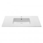 Voltaire 37 Vanity Top Sink with Single Faucet Hole