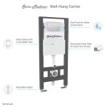 Swiss Madison Concealed In-Wall Toilet Tank Carrier System 2x6