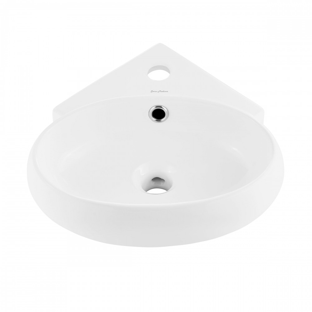 Swiss Madison Plasir Corner Wall Hung Sink