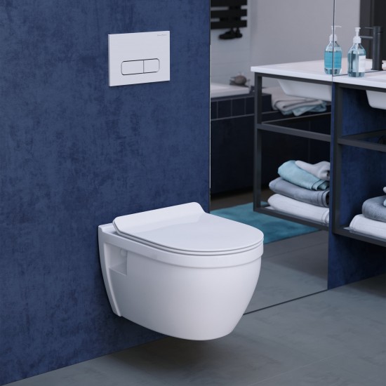Swiss Madison Ivy Wall-Hung Elongated Toilet Bowl