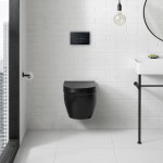 Ivy Wall-Hung Elongated Toilet Bowl in Matte Black