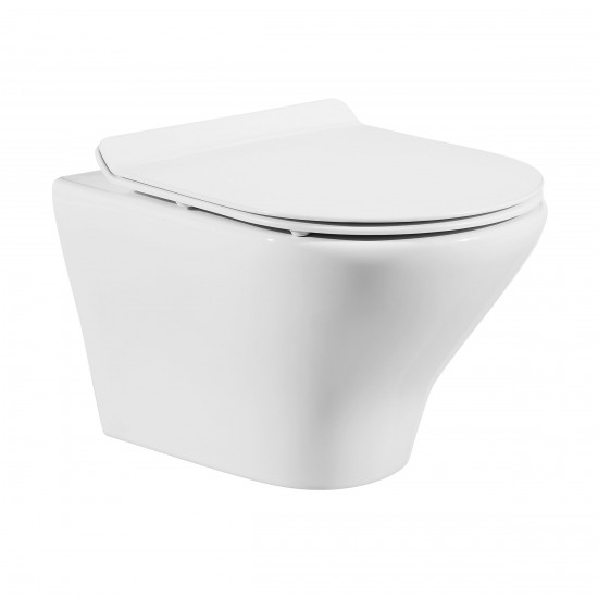 Swiss Madison Monaco Wall-Hung Round Toilet Bowl