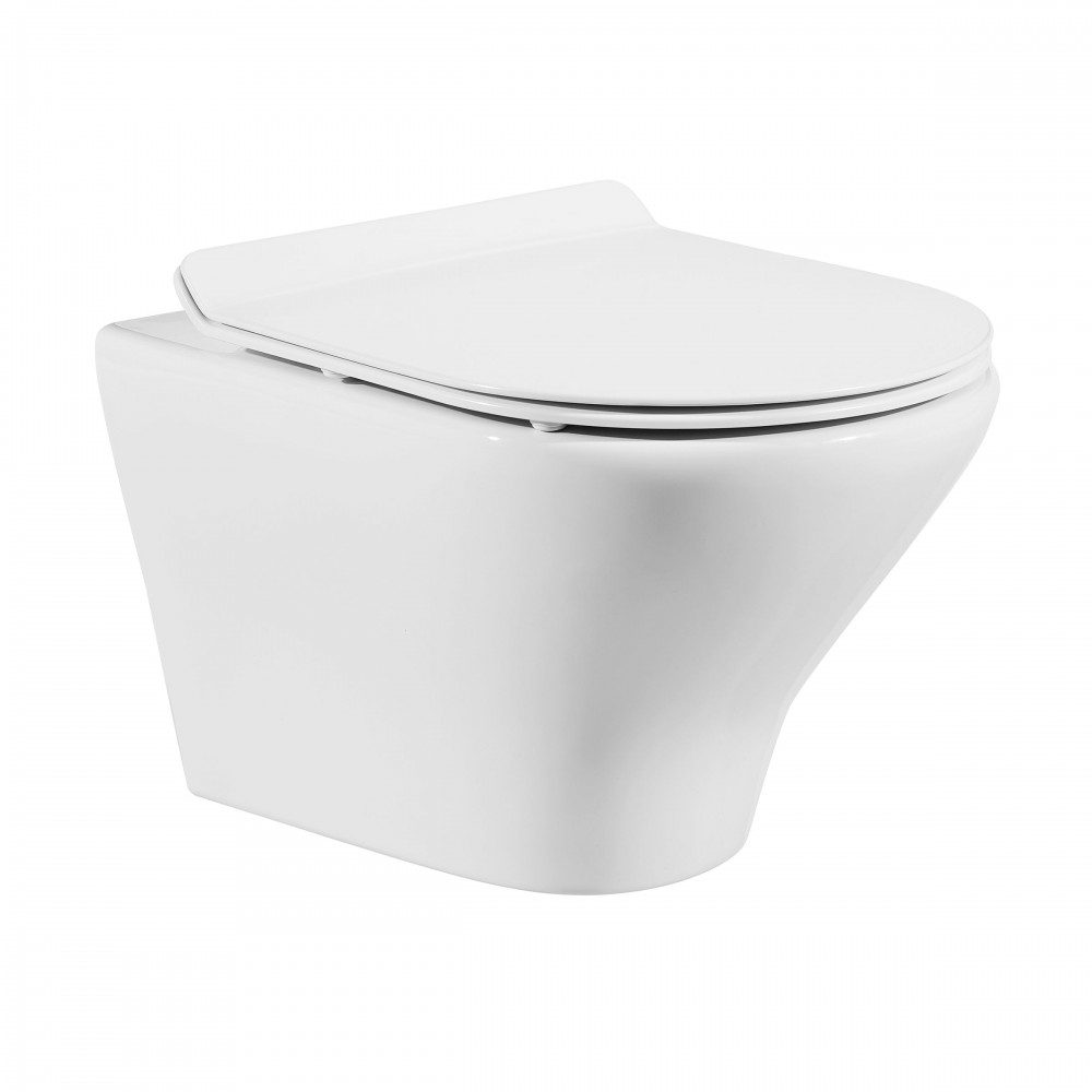 Swiss Madison Monaco Wall-Hung Round Toilet Bowl