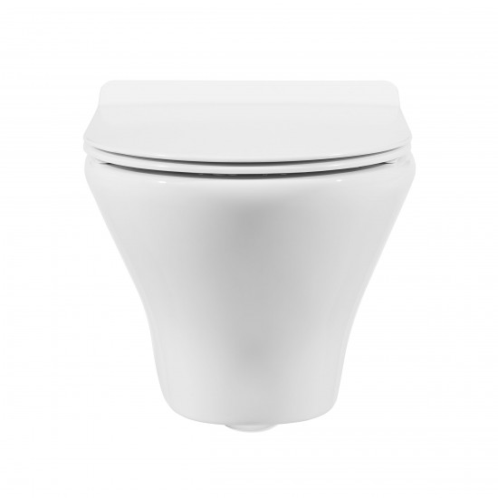 Swiss Madison Monaco Wall-Hung Round Toilet Bowl