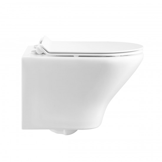 Swiss Madison Monaco Wall-Hung Round Toilet Bowl