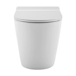 St. Tropez Back-to-Wall Elongated Toilet Bowl, White