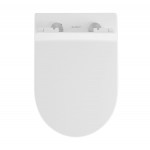 St. Tropez Back-to-Wall Elongated Toilet Bowl, White