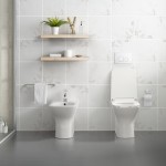 Swiss Madison Carre Back-To-Wall Square Toilet Bowl