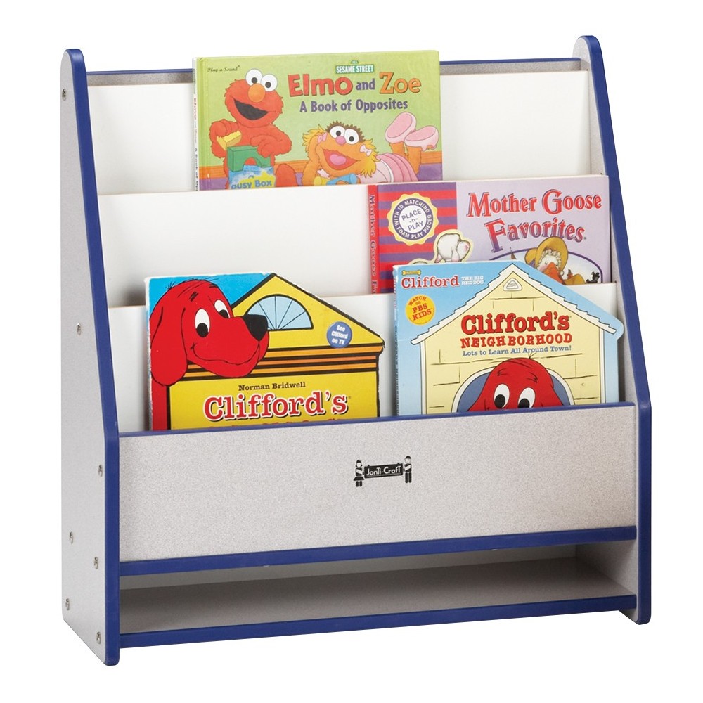 Rainbow Accents Toddler Pick-a-Book Stand - Blue