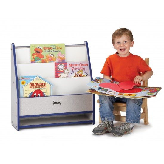 Rainbow Accents Toddler Pick-a-Book Stand - Blue