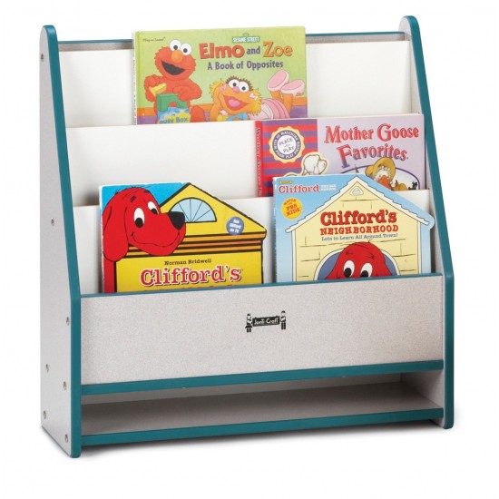 Rainbow Accents Toddler Pick-a-Book Stand - Teal