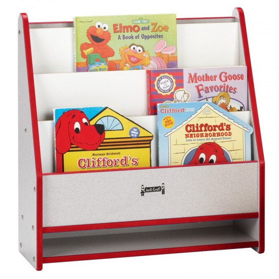 Rainbow Accents Toddler Pick-a-Book Stand - Red