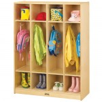 Jonti-Craft 4 Section Coat Locker