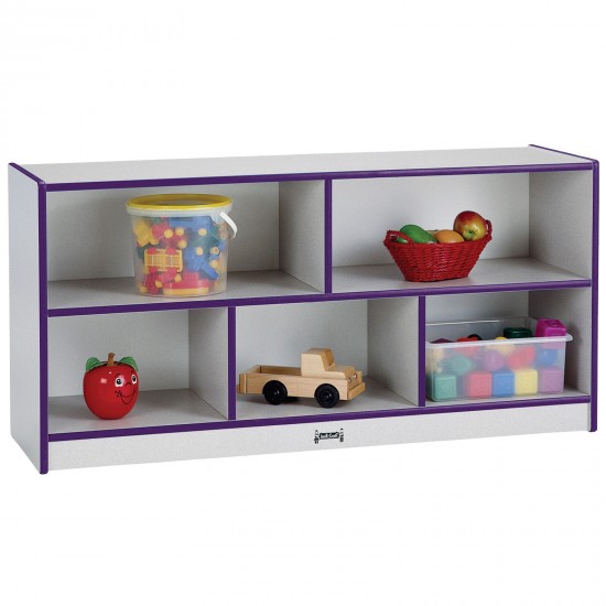 Rainbow Accents Toddler Single Mobile Storage Unit - Purple