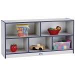 Rainbow Accents Toddler Single Mobile Storage Unit - Navy