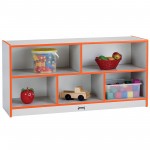 Rainbow Accents Toddler Single Mobile Storage Unit - Orange