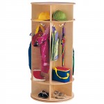 Jonti-Craft Revolving 5 Section Coat Locker