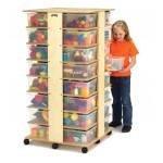 Jonti-Craft 32 Tub Tower - with Clear Tubs