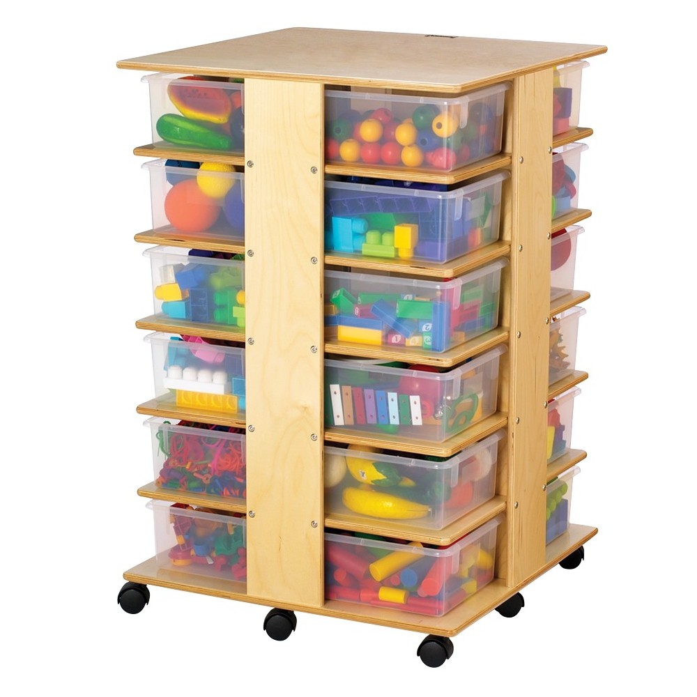 Jonti-Craft 24 Tub Tower - with Clear Tubs Jonti-Craft 24 Tub Tower - with Clear Tubs