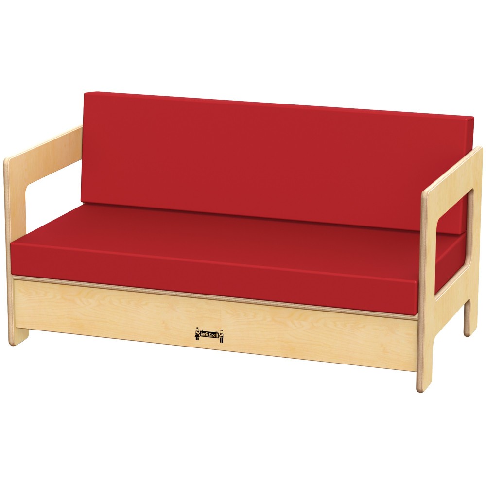 Jonti-Craft Living Room Couch - Red Jonti-Craft Living Room Couch - Red