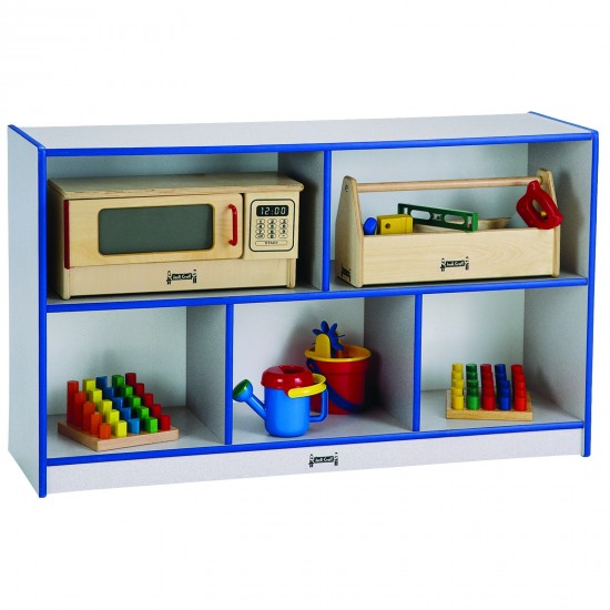 Rainbow Accents Low Single Mobile Storage Unit - Blue