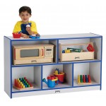 Rainbow Accents Low Single Mobile Storage Unit - Blue