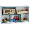 Rainbow Accents Low Single Mobile Storage Unit - Teal