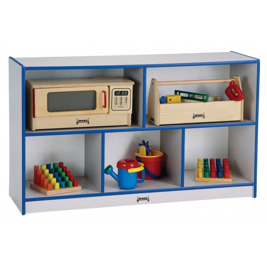 Rainbow Accents Low Single Mobile Storage Unit - Green