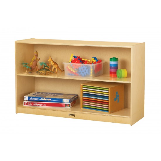 Jonti-Craft Low Mobile Straight-Shelf