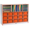 Rainbow Accents Sectional Cubbie-Tray Mobile Unit - without Trays - Orange