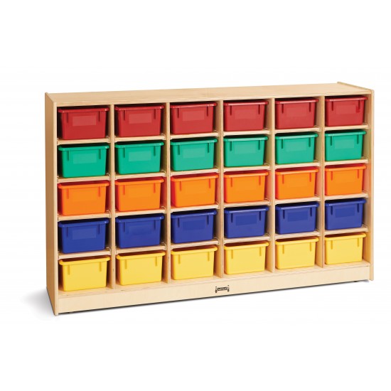 Jonti-Craft 30 Cubbie-Tray Mobile Storage - without Trays