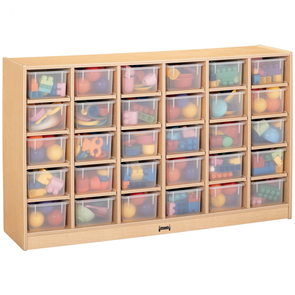 MapleWave 30 Cubbie-Tray Mobile Storage - without Trays