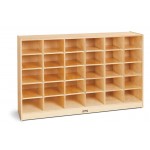 Jonti-Craft 30 Cubbie-Tray Mobile Storage - with Colored Trays